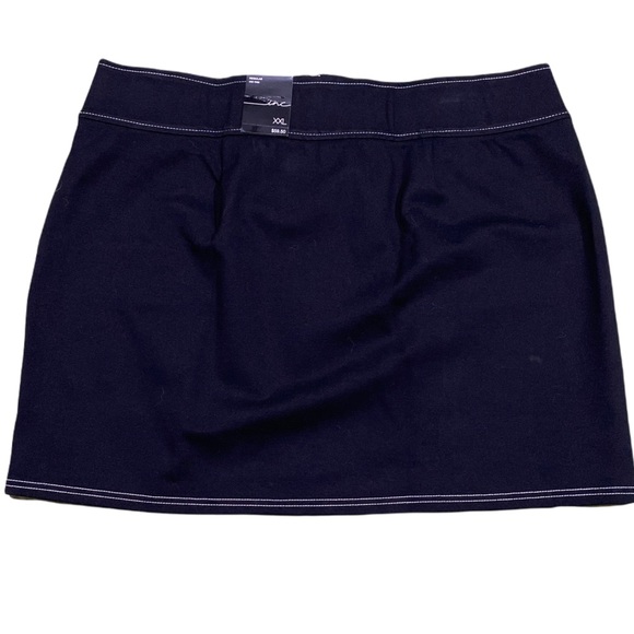 INC International Concepts Black Zip Front Mini-Skirt - Picture 3 of 8